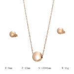 Wholesale Stainless 316 Steel Jewelry Sets